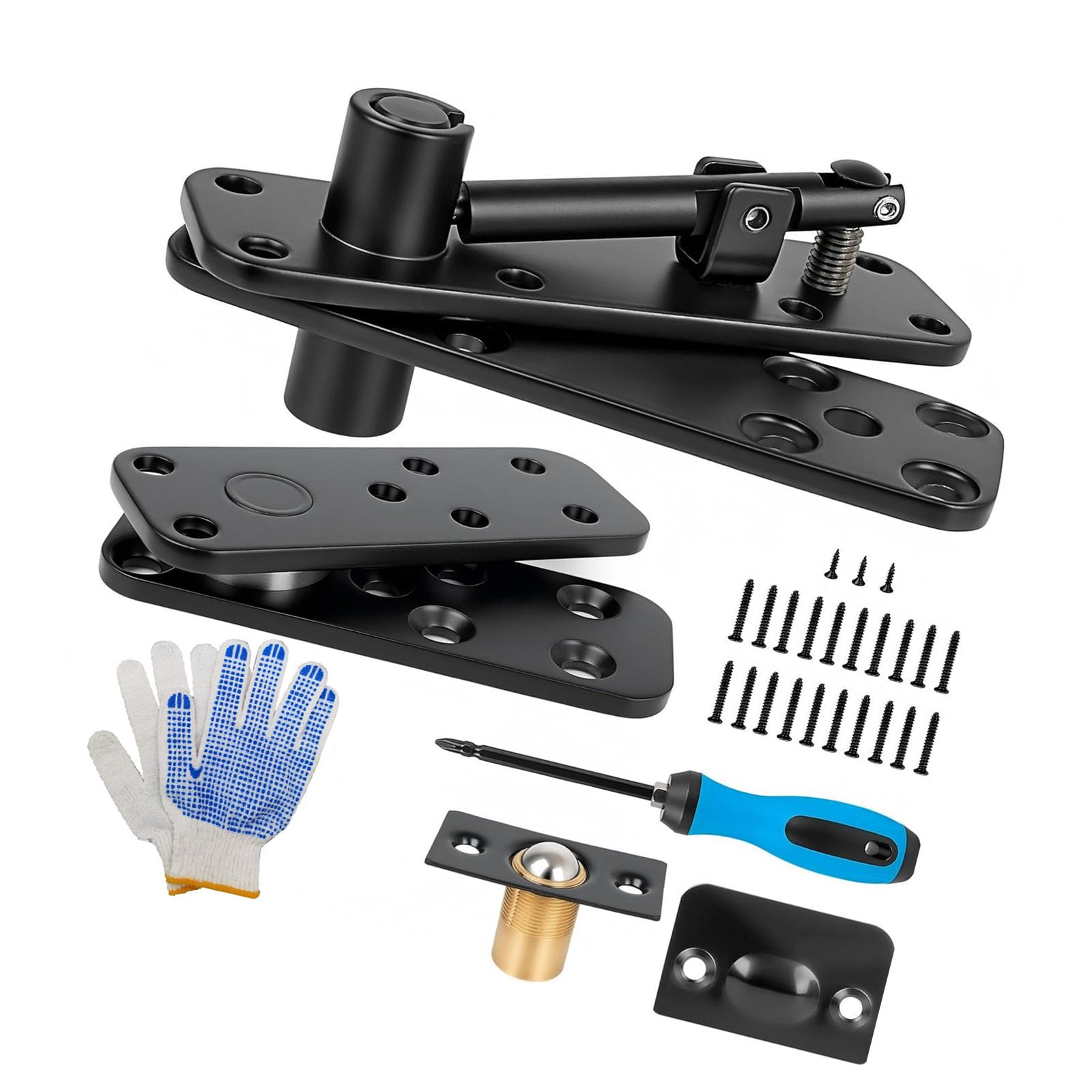 Hsyzygian Multicolor Robust Black Hidden Door Hinges With 570Lbs Weight Capacity For Invisible Cabinet Doors Cabinet Hidden Hinge