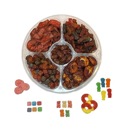 Miniatura 3 de CHILI SOUR Caja de bandeja de regalo de gomitas mixtas surtido de gomitas picantes dulces y ácidas caja de regalo de gomitas de mezcla navideña 2