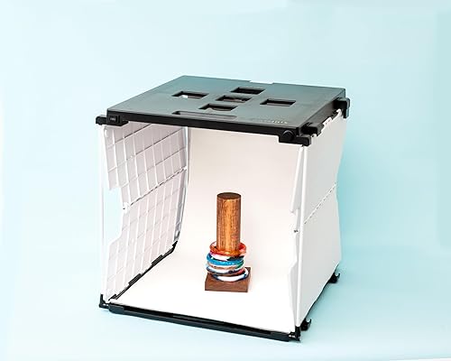 Miniatura 8 de We R Memory Keepers, Shotbox, equipo de fotografía, portátil y plegable, caja de luz para fotografía, rastreo, plegado, contenido y más