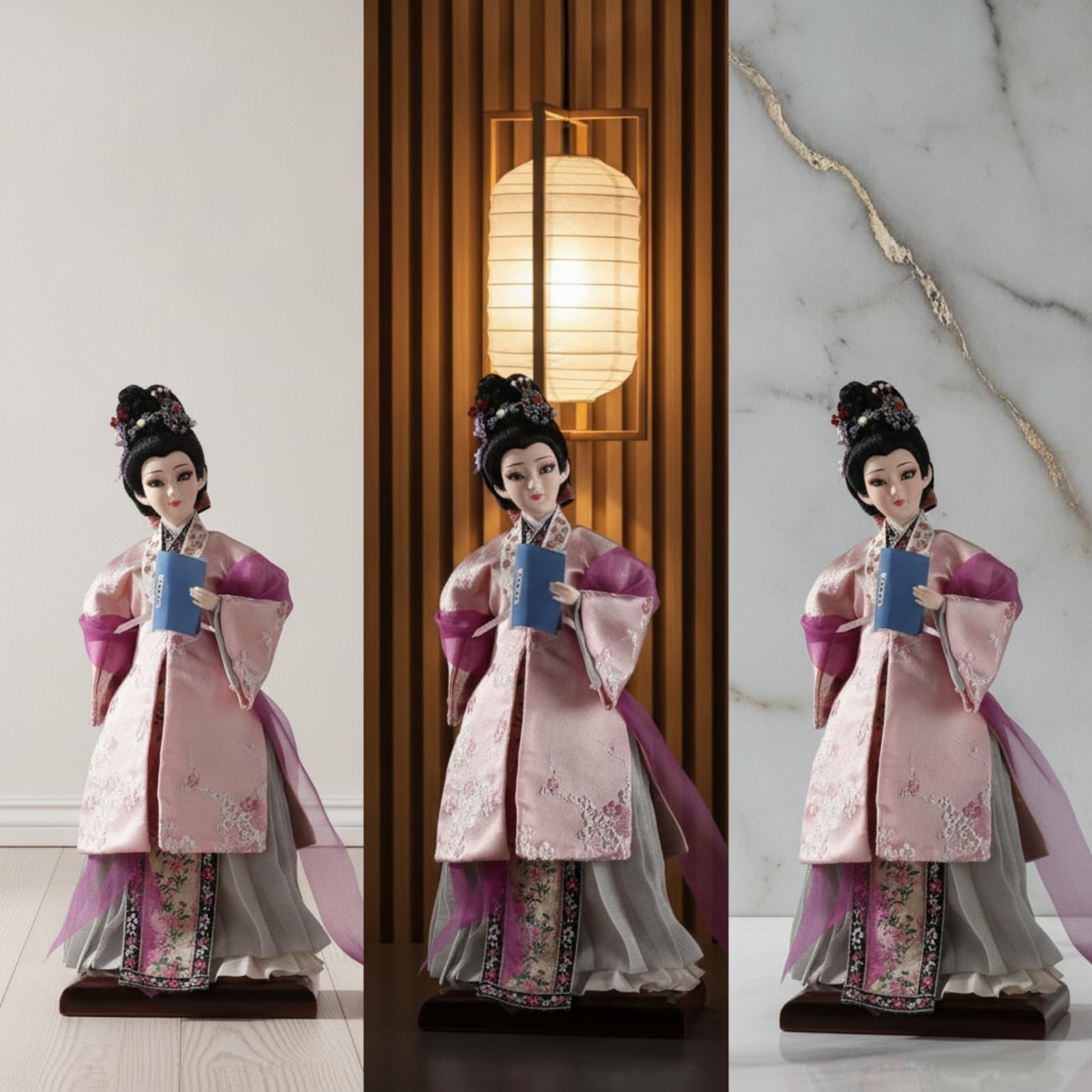 Figura Drama China corativo Estatuilla, Muñeca De Porcelana China Antigua - Cuatro Bellezas Talentosas Shangguan WAN Er