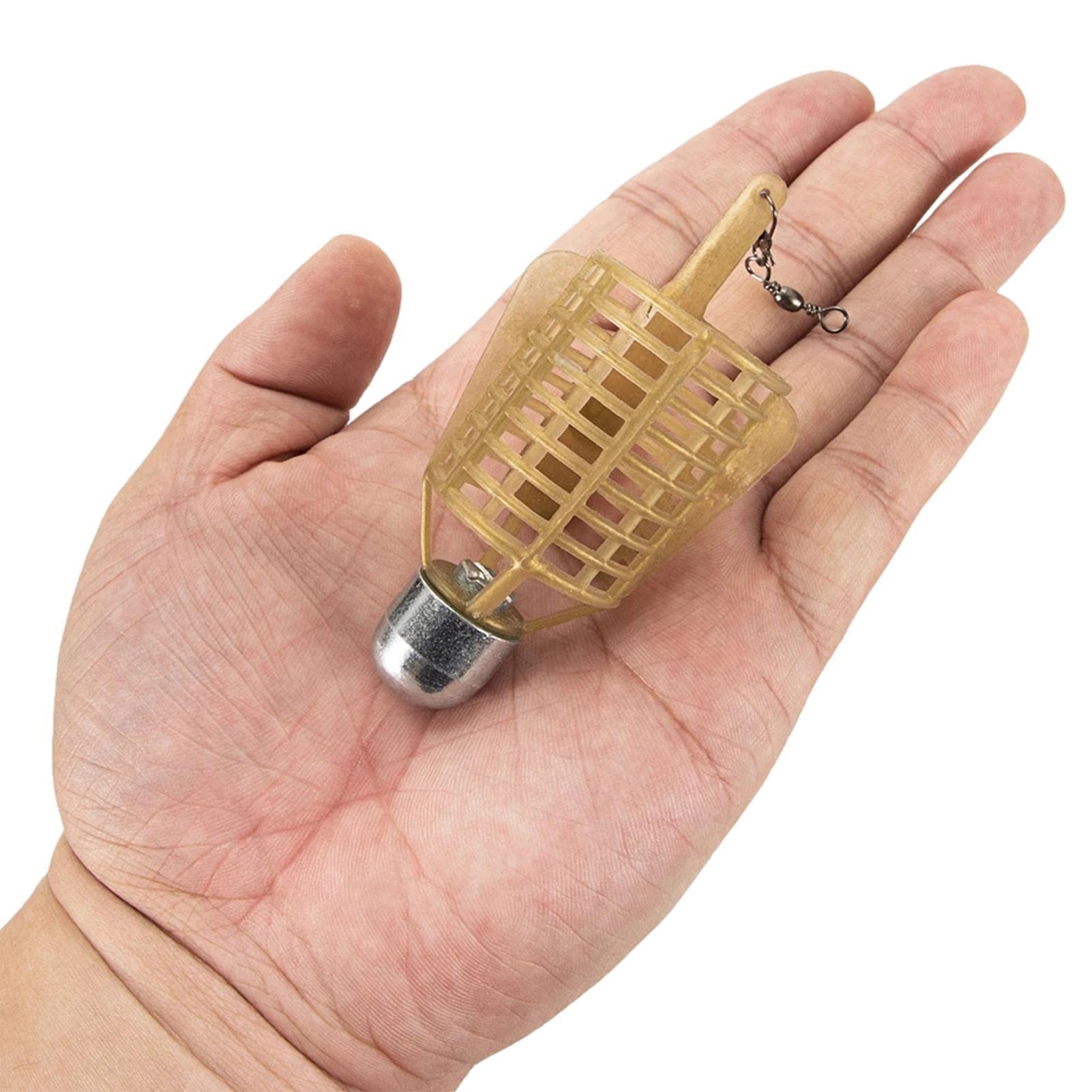 WEITING Jaula de cebo de pesca, comedero de pesca de primavera, comedero de pesca de carpa, accesorios de pesca
