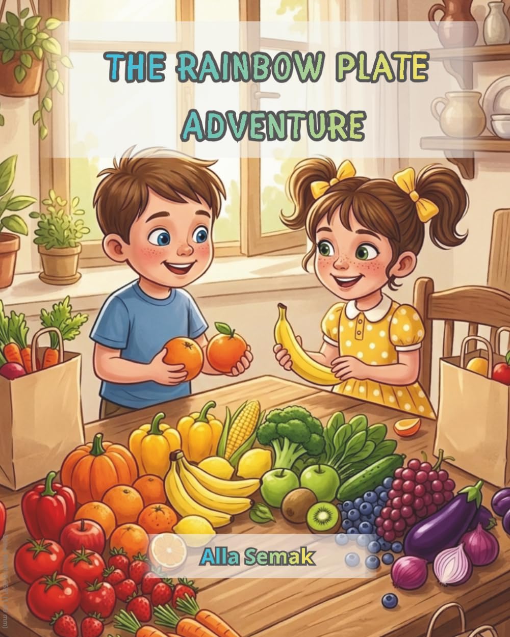 The Rainbow Plate Adventure: A Fun Kids Book About Fruit and Vegetables (Healthy Energy Adventure)