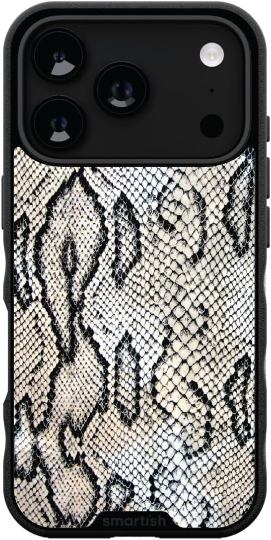 Smartish - Sssssnakes Sssssskin - iPhone 17 Pro MagSafe Case - Gripmunk [Lightweight + Protective] Thin Grip Cover - Fits iPhone 17 Pro