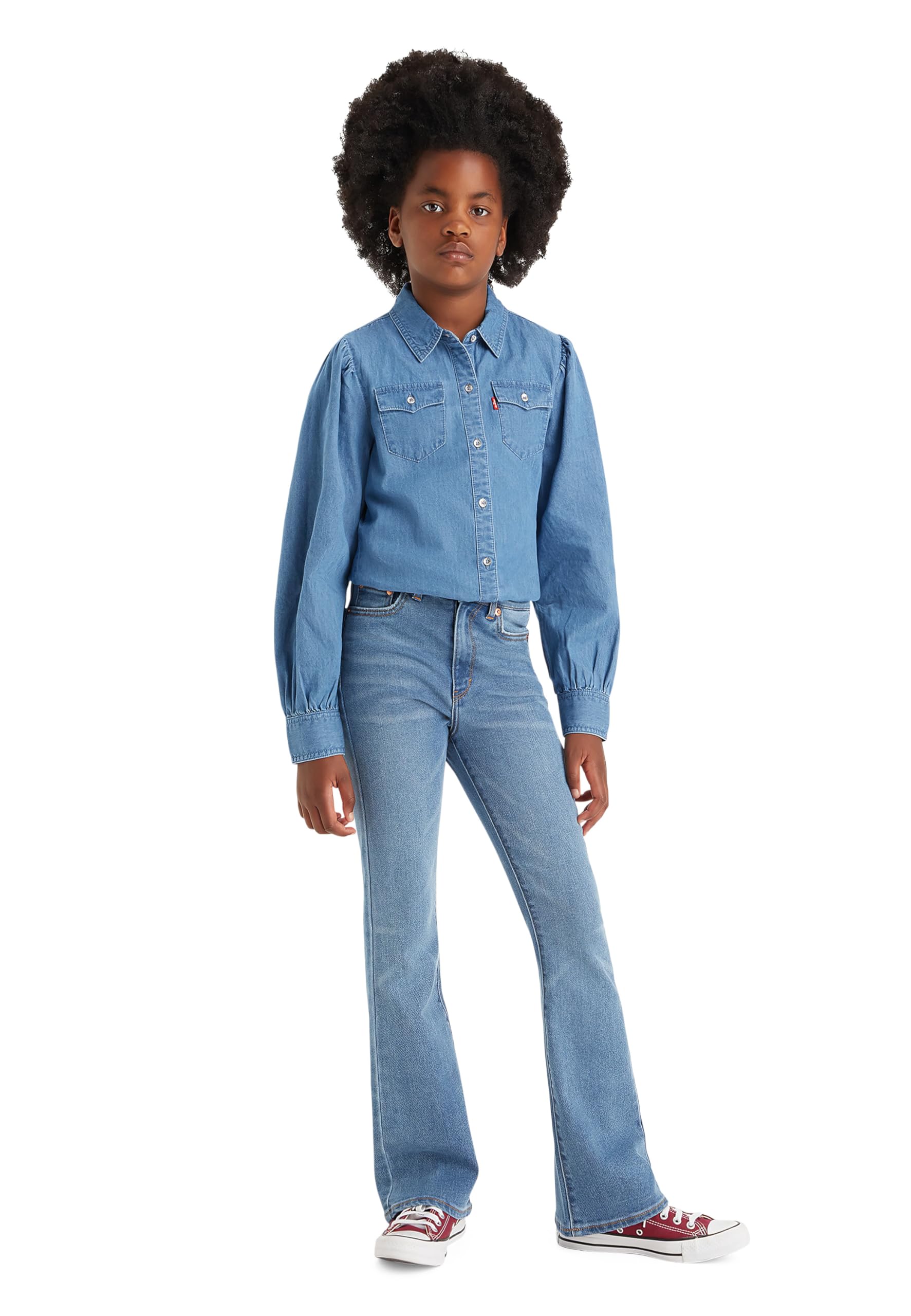 Levi's LVG 726 HIGH RISE FLARE JEAN Blau für Mädchen | Kids Brand Store