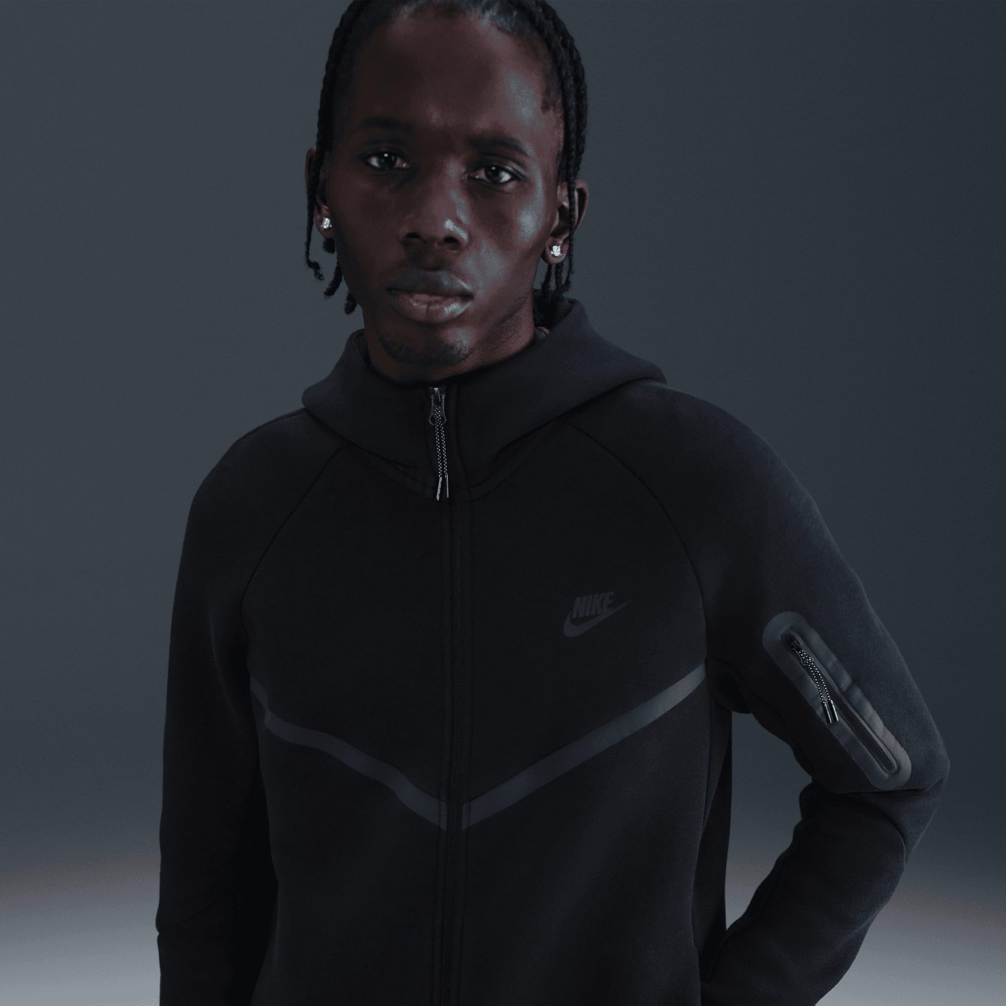 Nike Nike Tech Sudadera con Capucha Windrunner con Cremallera Completa - Hombre Sweatshirt Hombre (Pack de 1)