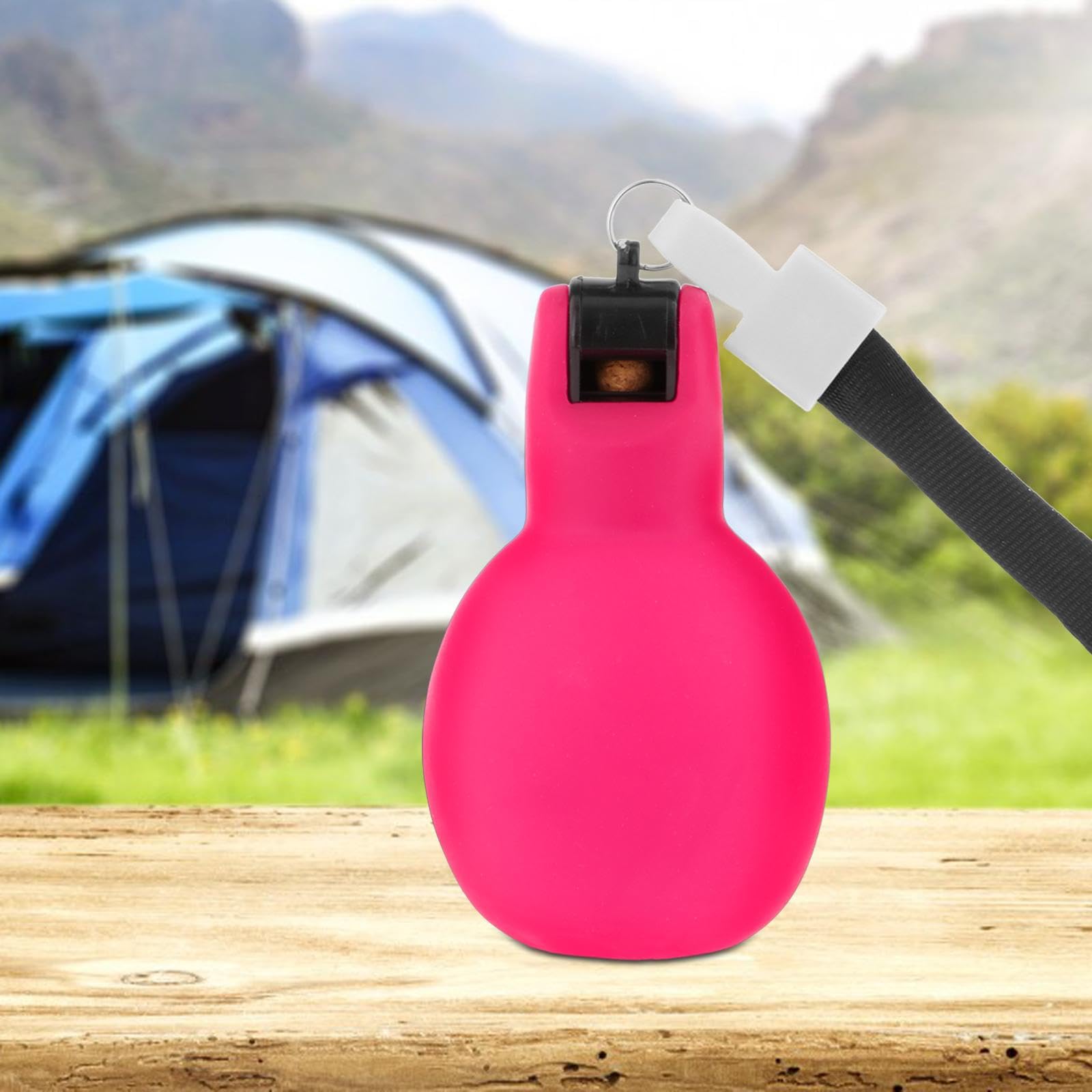 5 silbatos portátiles de mano para actividades al aire libre con cordones