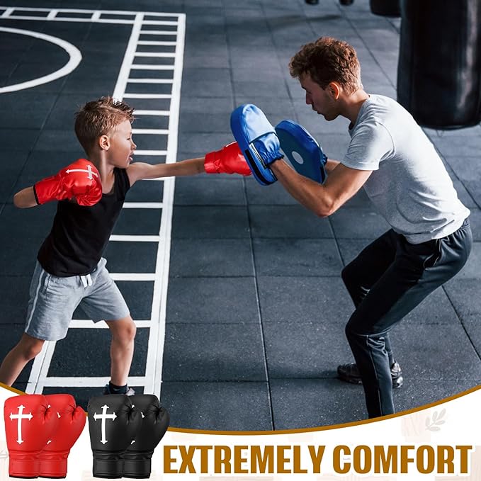 Guantes de Boxeo para Entrenamiento con Cierre de Velcro y P miniatura 5