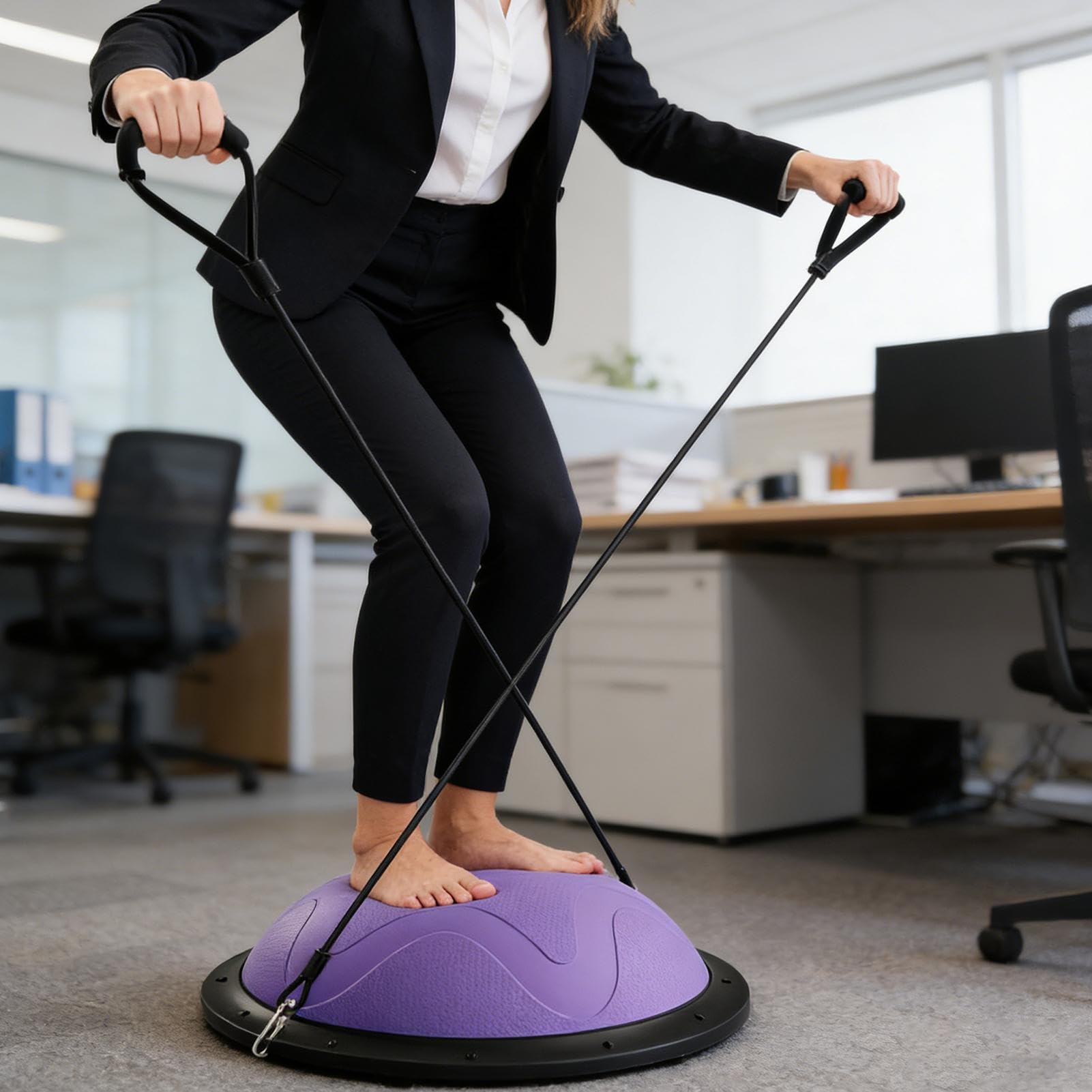 Genérico Pallone da Esercizio Equilibrio,Attrezzature per Allenamento Media Core | Pallone da Equilibrio per i muscoli del Core,per gli Uomini Mogli Mariti Famiglia Casa Yoga Studio Palestra