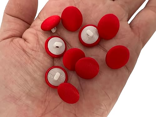 Miniatura 3 de PEPPERLONELY Blusa de novia de encaje marfil de 10 piezas con botones redondos de satén con vástago, 0.492in