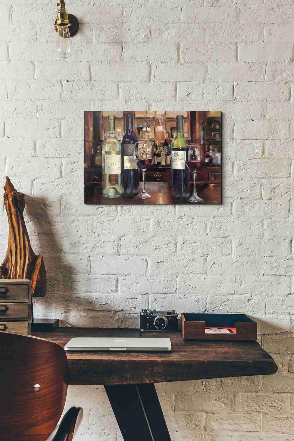 Epic Graffiti 'A Reflection of Wine' by Marilyn Hageman, Canvas Wall Art, 12"x18"