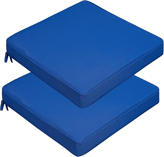 JMGBird 19x19 Outdoor Chair Cushions Set of 2 Waterproof