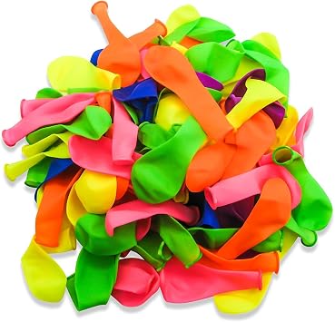 HONGCI 500pcs Water Bombs Balloons Quick Refill Kit - for Boys & Girls Summer Outdoor Beach Party, Swimming Pool Party Splash Balloons Included 500 Balloons + 500 Rubber Bands + 2 Quick Refill Tools