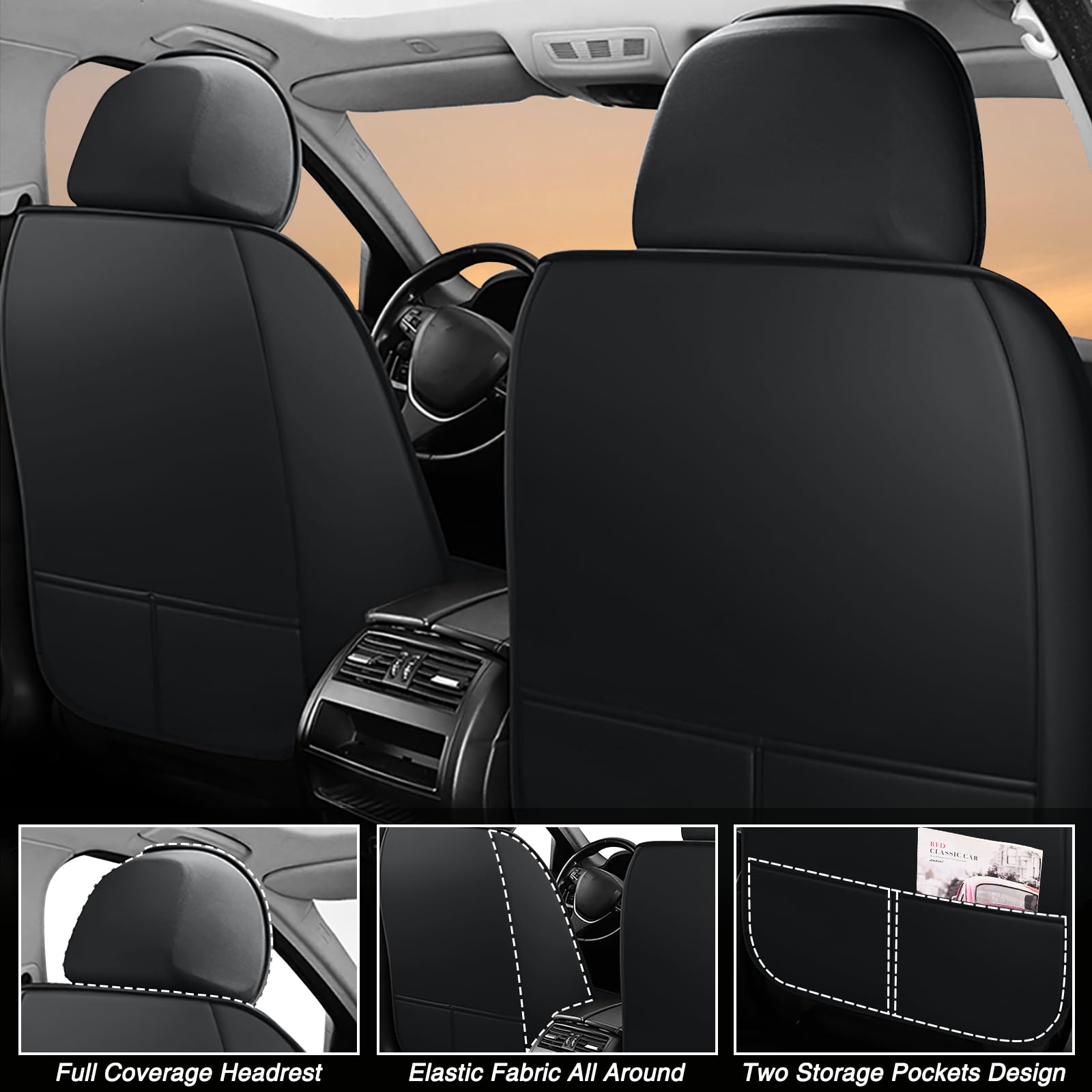 INSORIC Car Seat Covers Fit For Subaru Ascent 2019-2024, Premium