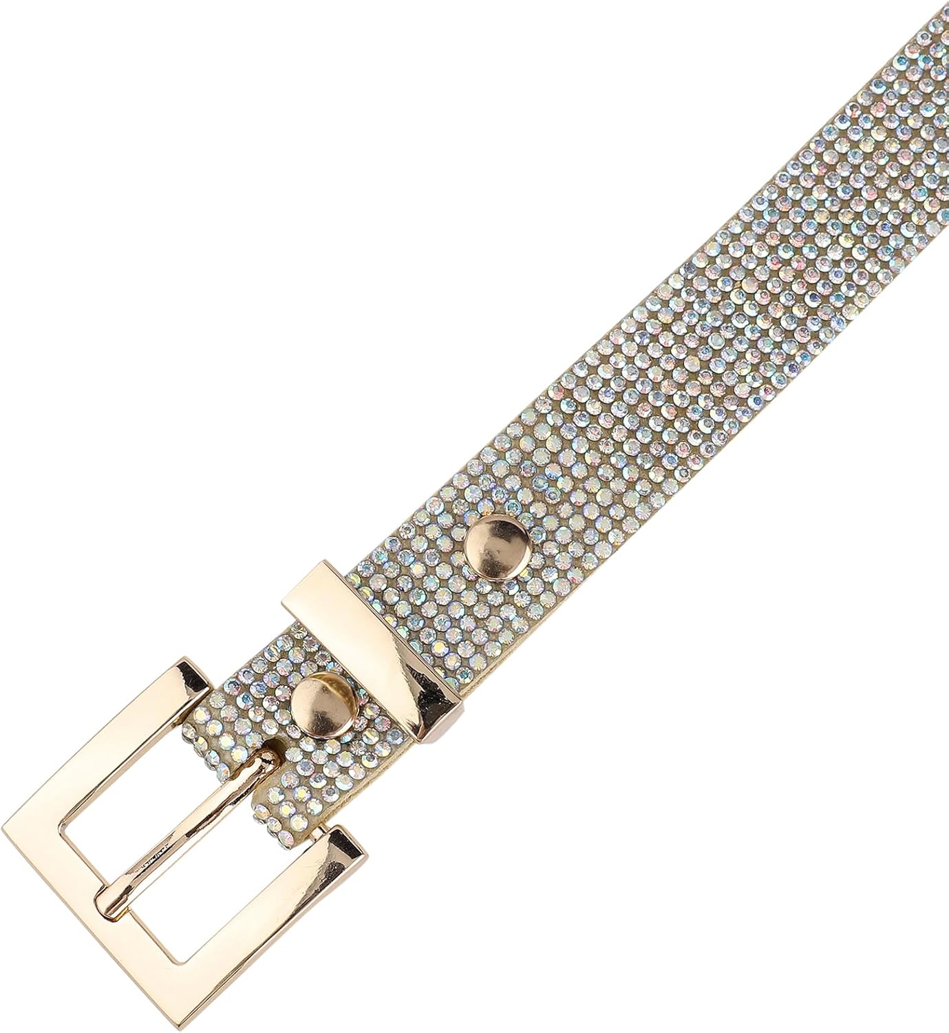 Women Rhinestone Belts, Bling Crystal Sparkly Diamond Shiny Soft Waistband for Party Jeans Dresses - Image 2