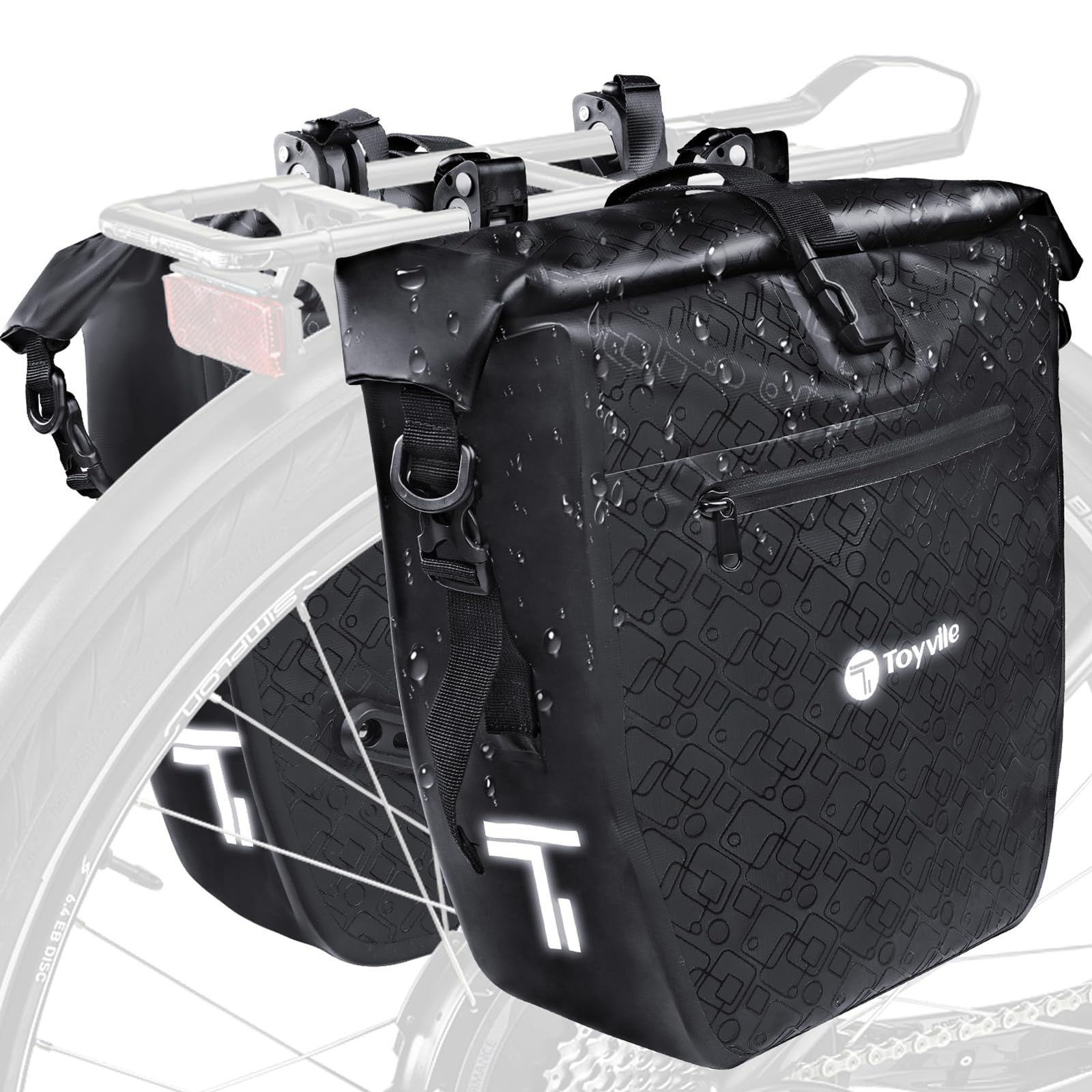 Toyvile Gepäckträgertaschen 48 L (2er Set)