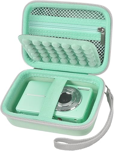 Funda para cámara digital CAMKORYpara Kodak Pixpropara VAHOIALDpara Sony DSCW800 830para Canon PowerShot 180 190. Soporte de almacenamiento para