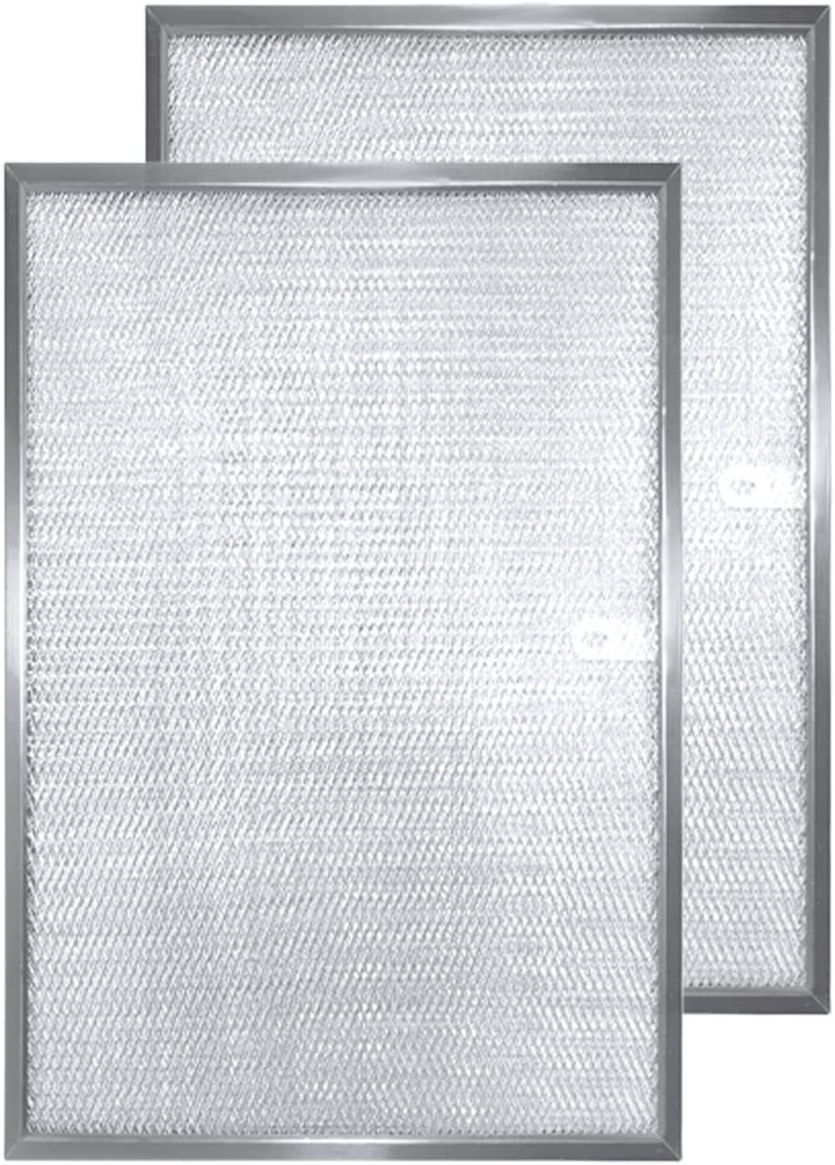2 pack BPS1FA30 5260 Sears Range Hood Filter 11-3/4" x 14-1/4" x 3/8"(11.75x14.25) for NuTone Allure QS2 and QS1 Range Hoods Compatible with Kenmore S99010305 Broan 99010299 BROC0 S99010299