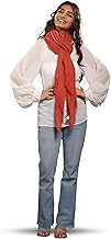 Crinkled PolyCotton Scarf for Women - 180 x 90 cm Stole for Women | PolyCotton Scarf for Summers, Head Cover for Women | Lightweight Scarf for Women | Women Accessory
