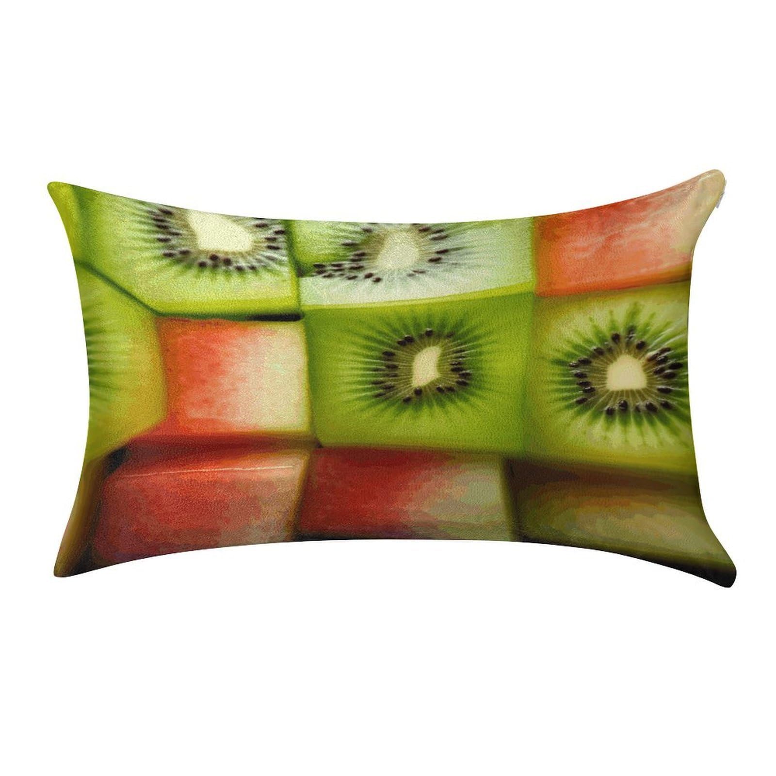 Fekiloot Style Kiwi Watermelon Pillow Covers Home Decor Pillow Cases