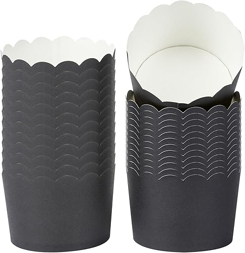 Miniatura 108 de Restaurantware Panificio Premium - Taza de papel Kraft de 10 onzas para hornear, tazas de papel para hornear, perfectas para magdalenas, cupcakes