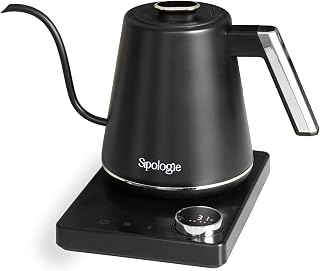 Sipologie Precision Electric Gooseneck Kettle SE 1000ml | 5°C Adjustable Temperature with 91/93/96°C Presets | Keep Warm T... Price In India