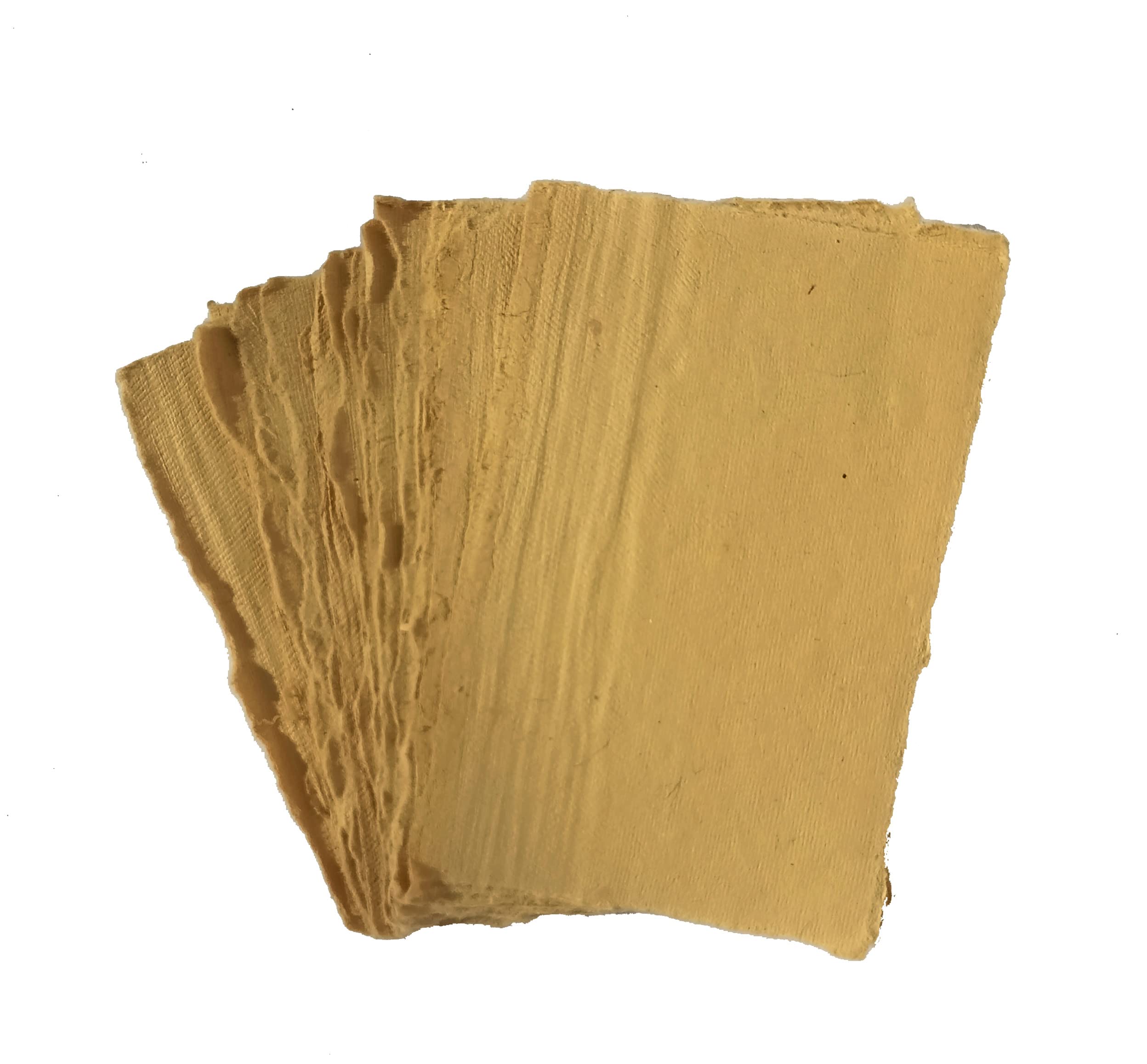 Handmade Paper Mixed Media Deckle Edge Blank Loose Leaf for Watercolor, Writers, Invitations, Crafts Package of 50-Thick 130 GSM-Vintage (A-6)