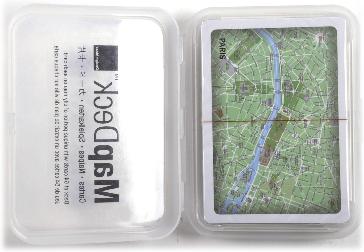 Playing Cards - "MapDeck" - "Paris" - Map of Paris Design
