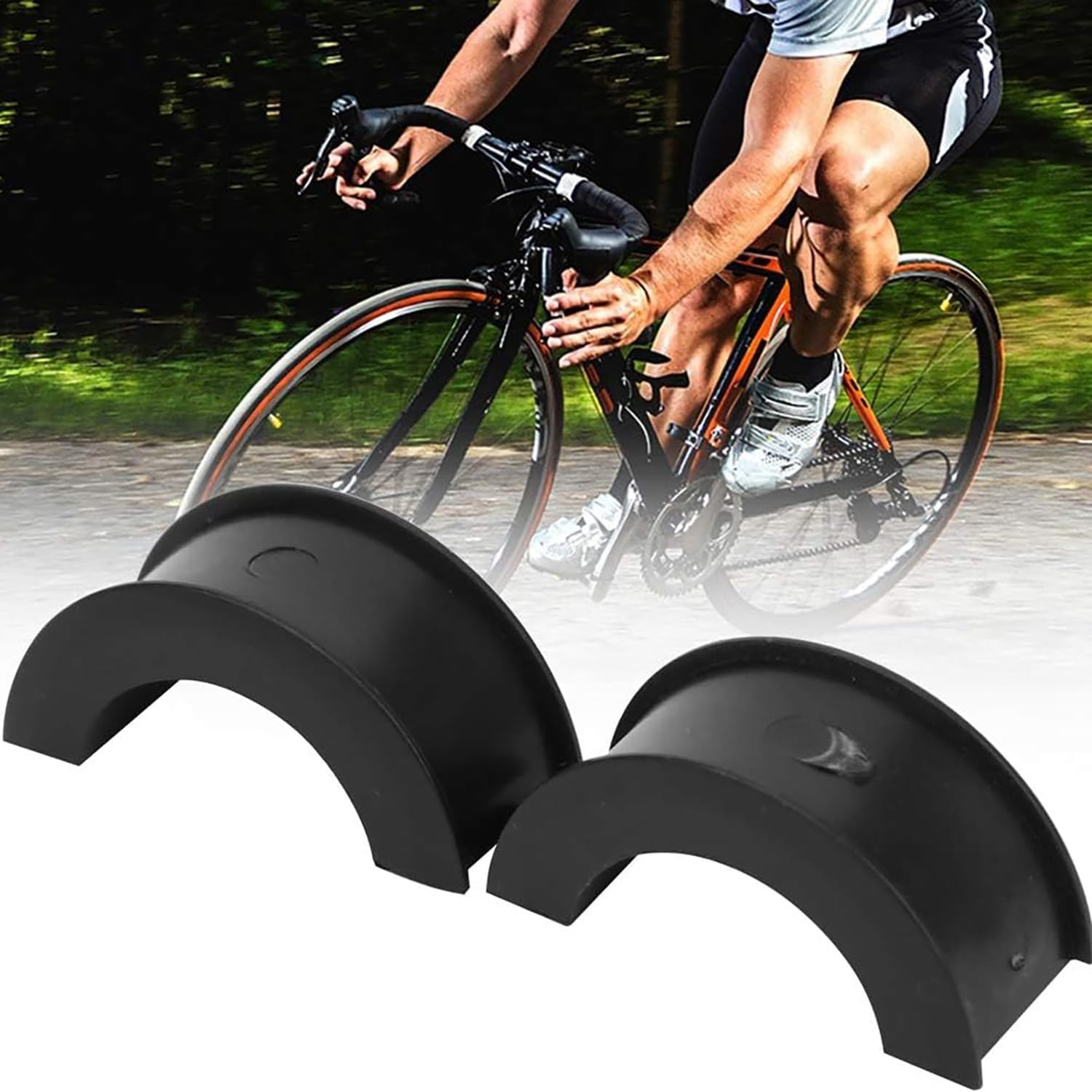 20 rondelle di Gomma per Biciclette, Guarnizione per Manubrio della Bicicletta Antivibranti e Antiscivolo 31.8 a 22.2/25.4 Rondelle per Telefono Montagna, Guarnizione di conversione