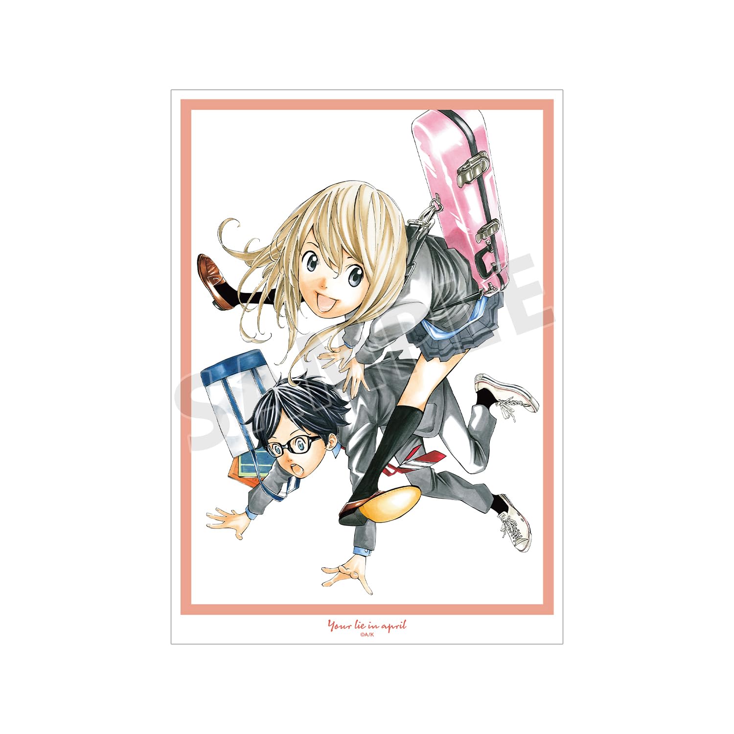 Amazon.co.jp: 四月は君の嘘 A3マット加工ポスター ver.E : おもちゃ