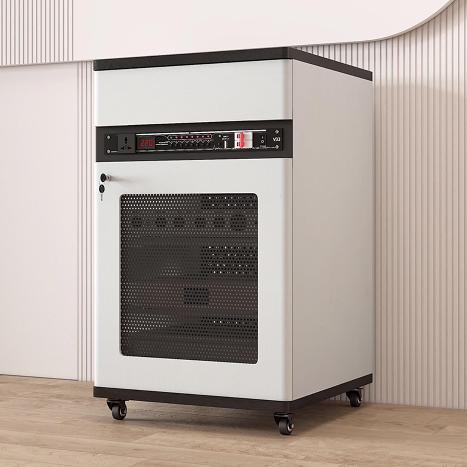 Amazon.com: Stereo cabinet,audio rack cabinet,audio cabinet,av cabinet ...