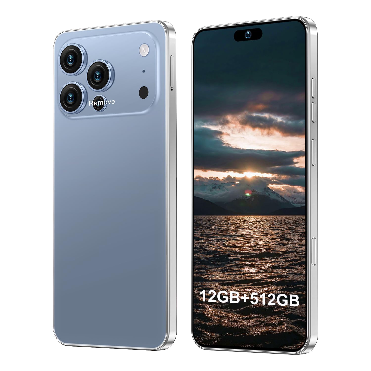 17PM Smartphone New Upgrade 12GB+512GB/6.99" Display 68+108MP Zoom Camera,Tempered Glass…