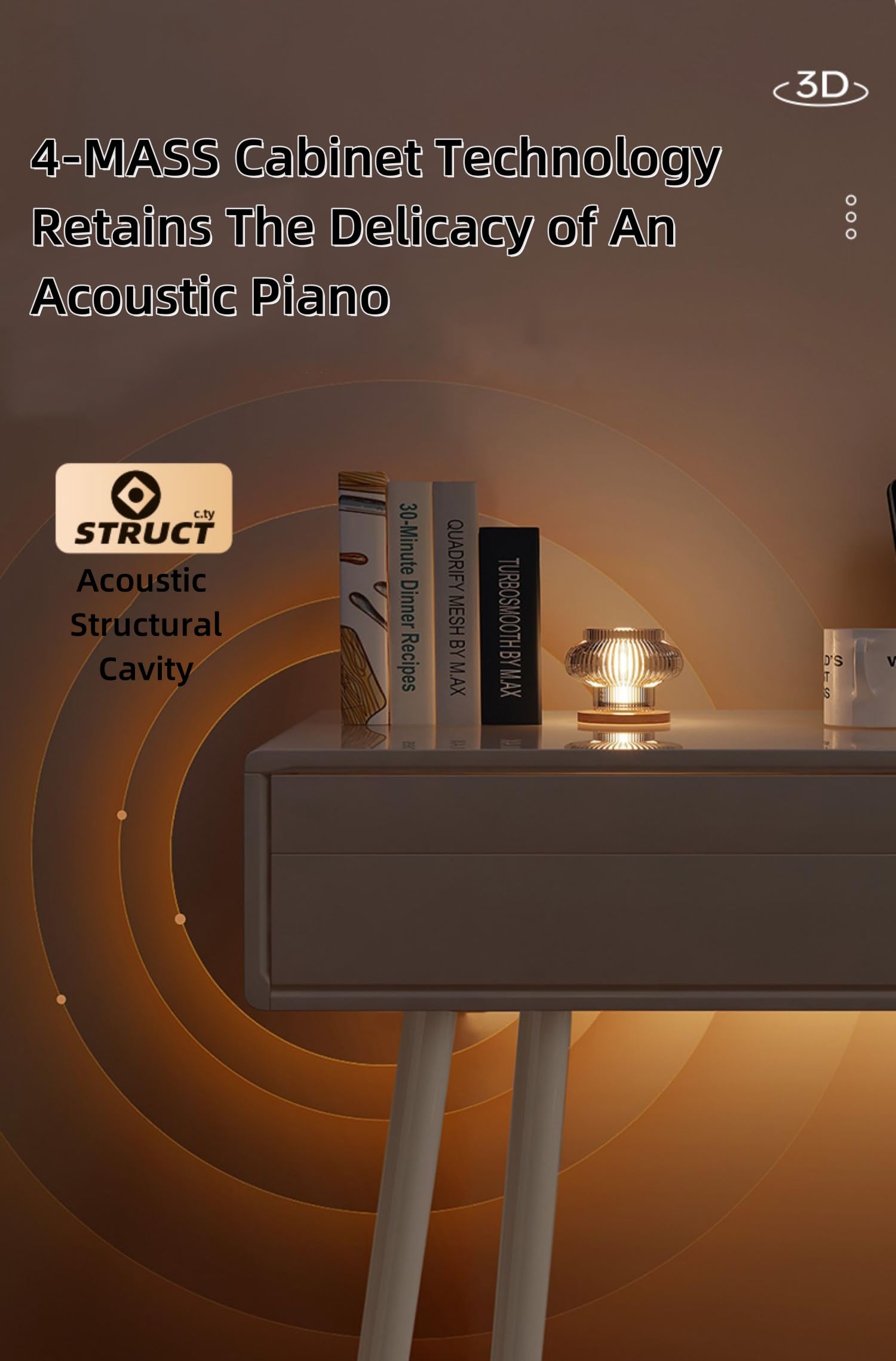 LANDTOM 88-Key High Level Heavy Hammer Electric Piano Drawer Type Home Desk Electronic Piano with Piano Bench for Beginners/Intermediates/Seniors/Specialist(Pink Key)