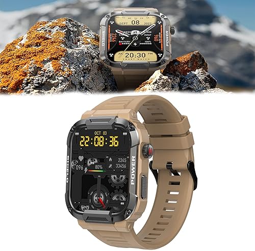 Gard Pro Ultra - Reloj inteligente para hombre, monitor de frecuencia cardíaca, IP68 resistente al agua, reloj inteligente Skii resistente al agua,