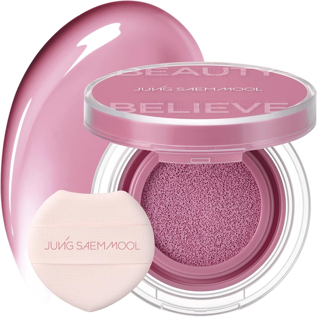 Artist Cushion Blush | Blooming Pansy | dewy fishish liquid blush, 10 color cheek makeup, cheek tint, korean beauty face blush