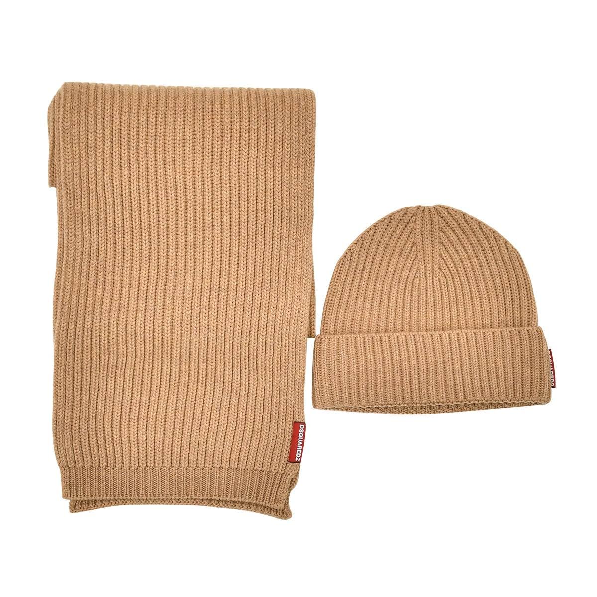 Amazon | [ディースクエアード] メンズ マフラー&キャップ ニット帽 2