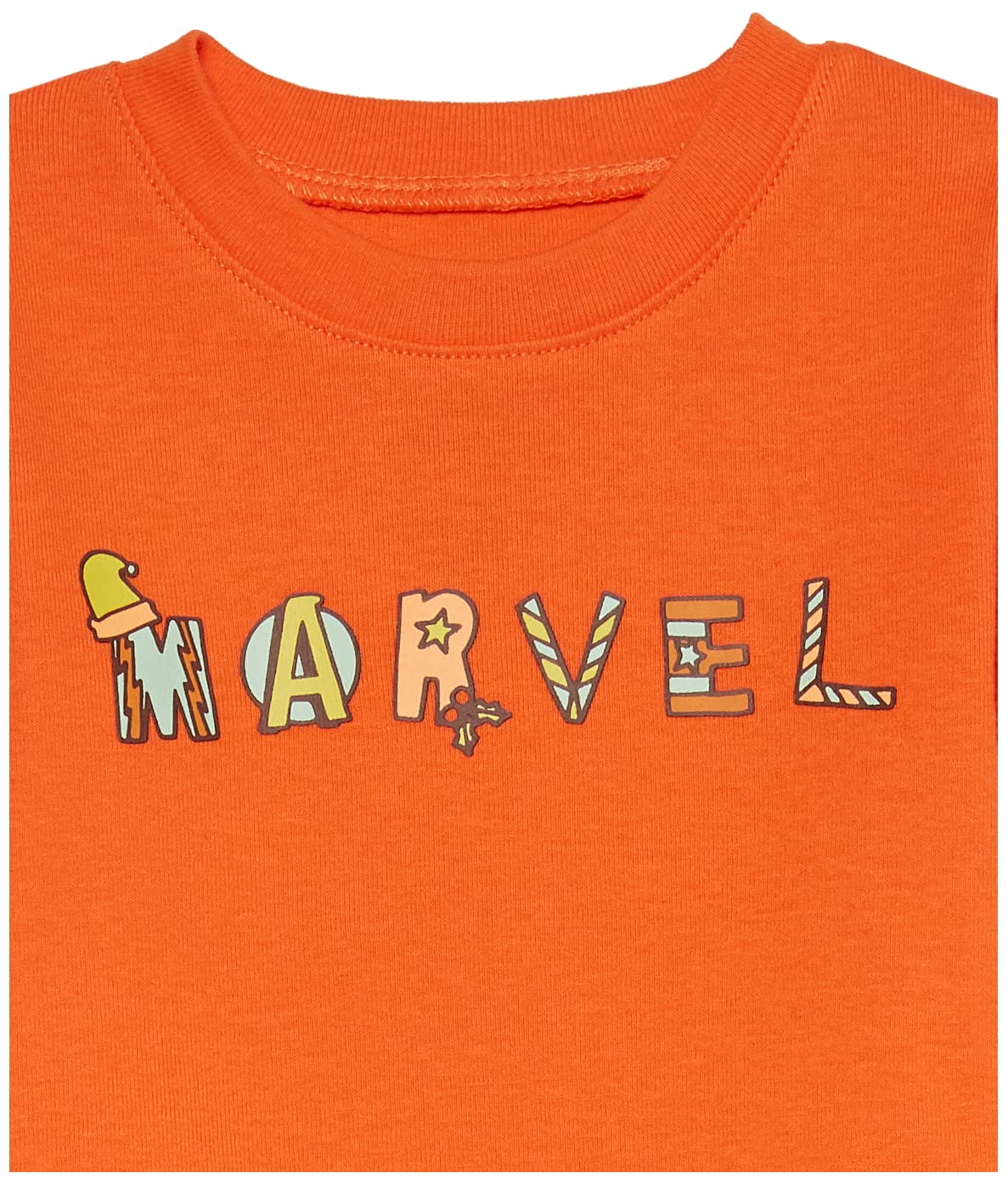 Amazon Essentials Marvel Pigiama Aderente, 3 Pezzi Bambini e Ragazzi