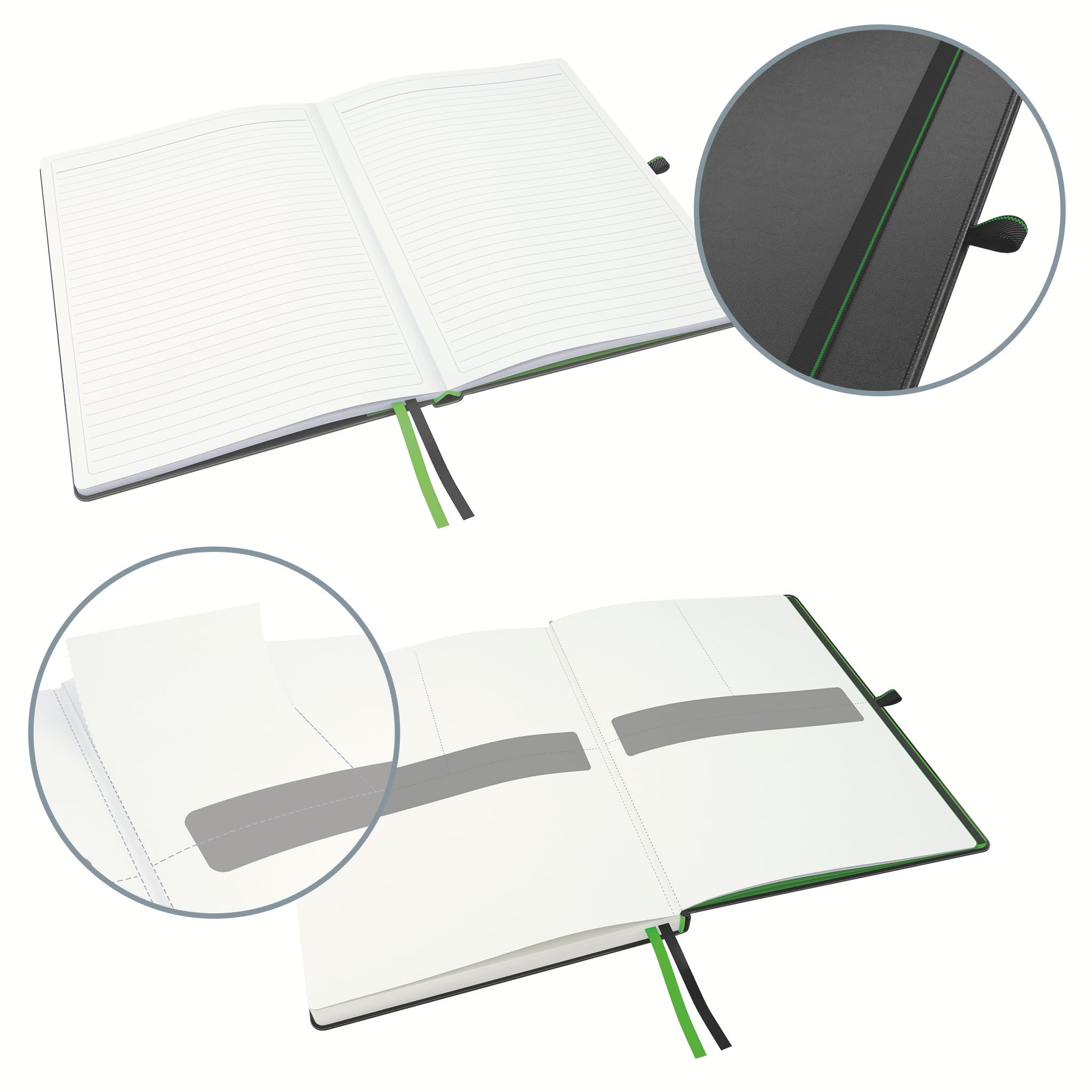 Amazon | Leitz ノート コンプリート A4サイズ 罫線入り ブラック