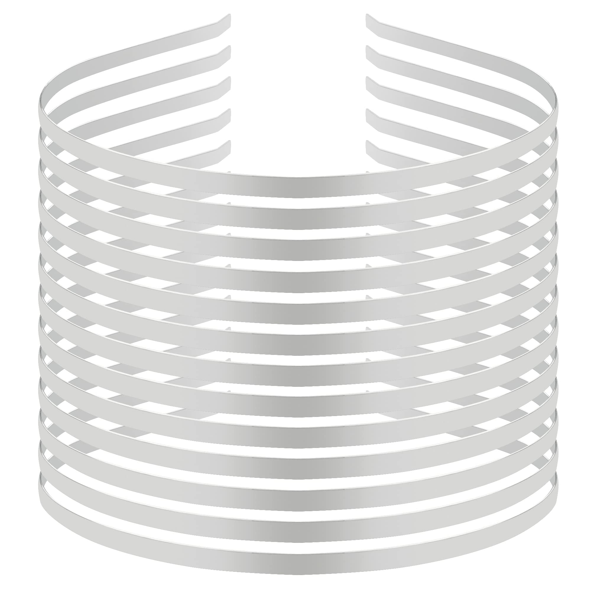 DealEachDay 24 Pieces Smooth Metal Headbands Blank Metal Headbands DIY Craft Wire Frame Hairband for Women Hair Accessory