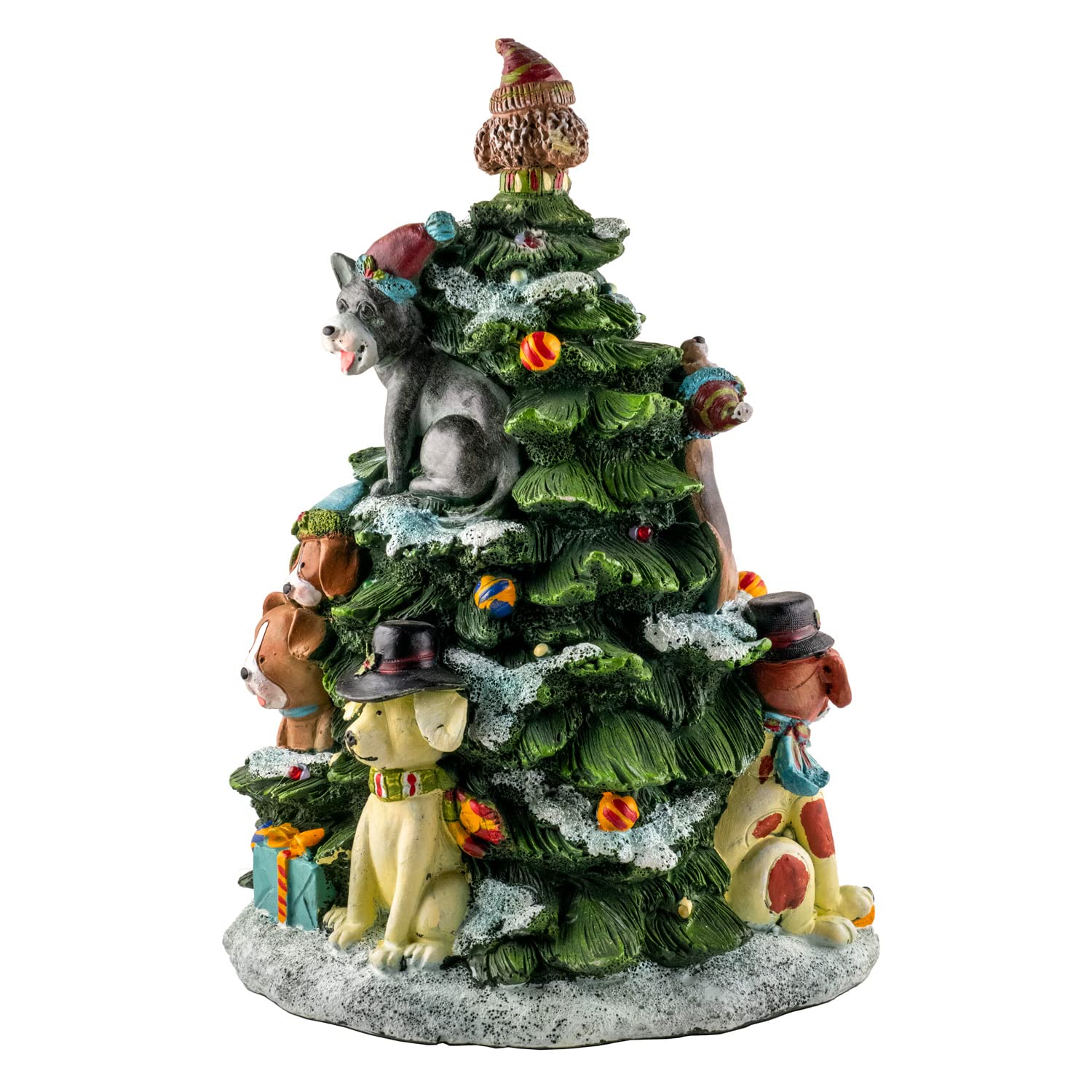 The San Francisco Music Box クリスマスツリー 置物 Amazon.com: Christmas Toy Box Revolving Tree Figurine by The