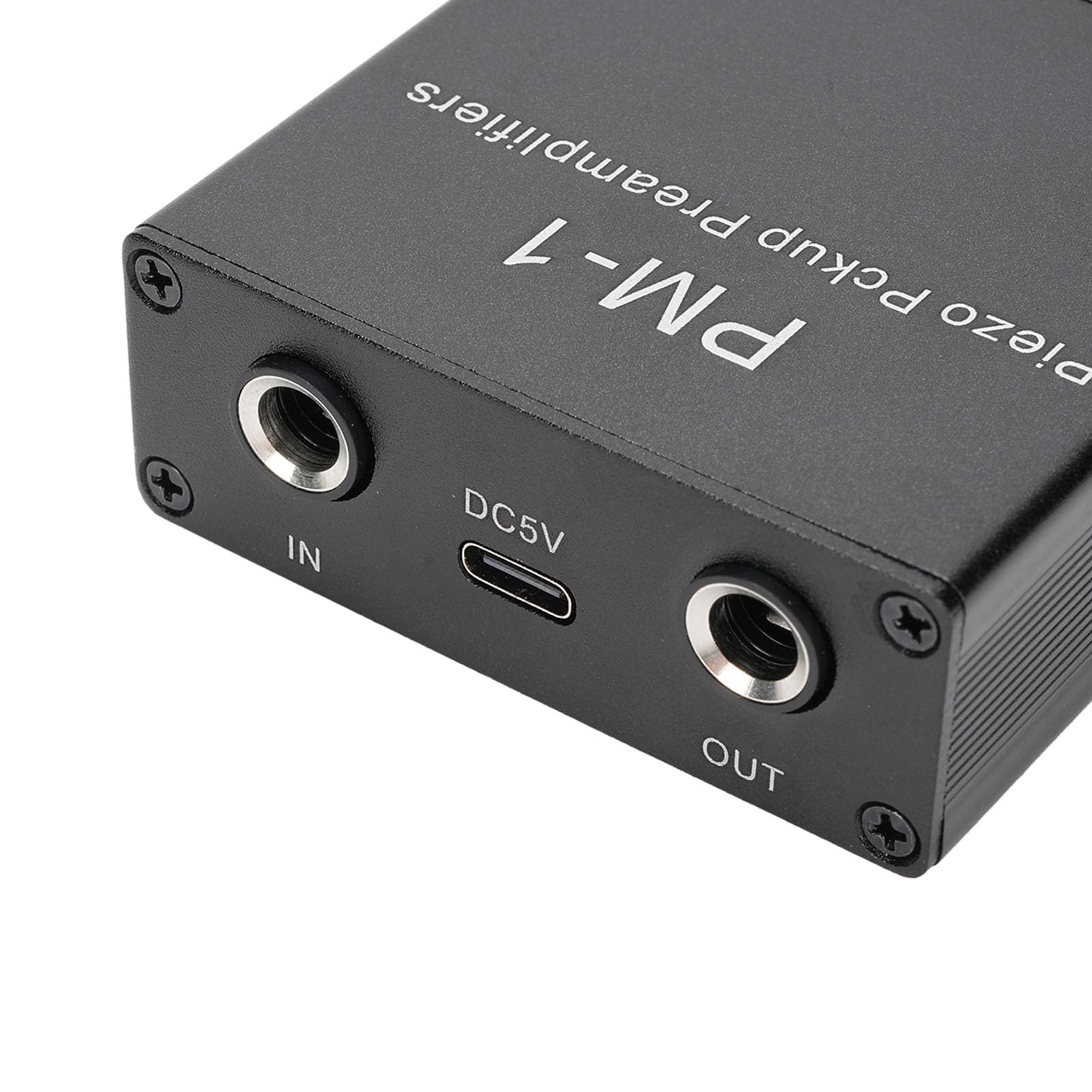 Amplificatore Preamplificatore Pickup Piezo, Preamplificatore per Pickup per Chitarra Ricaricabile per Preamplificatore Microfono con Limite a Bassa Frequenza, per Strumento a
