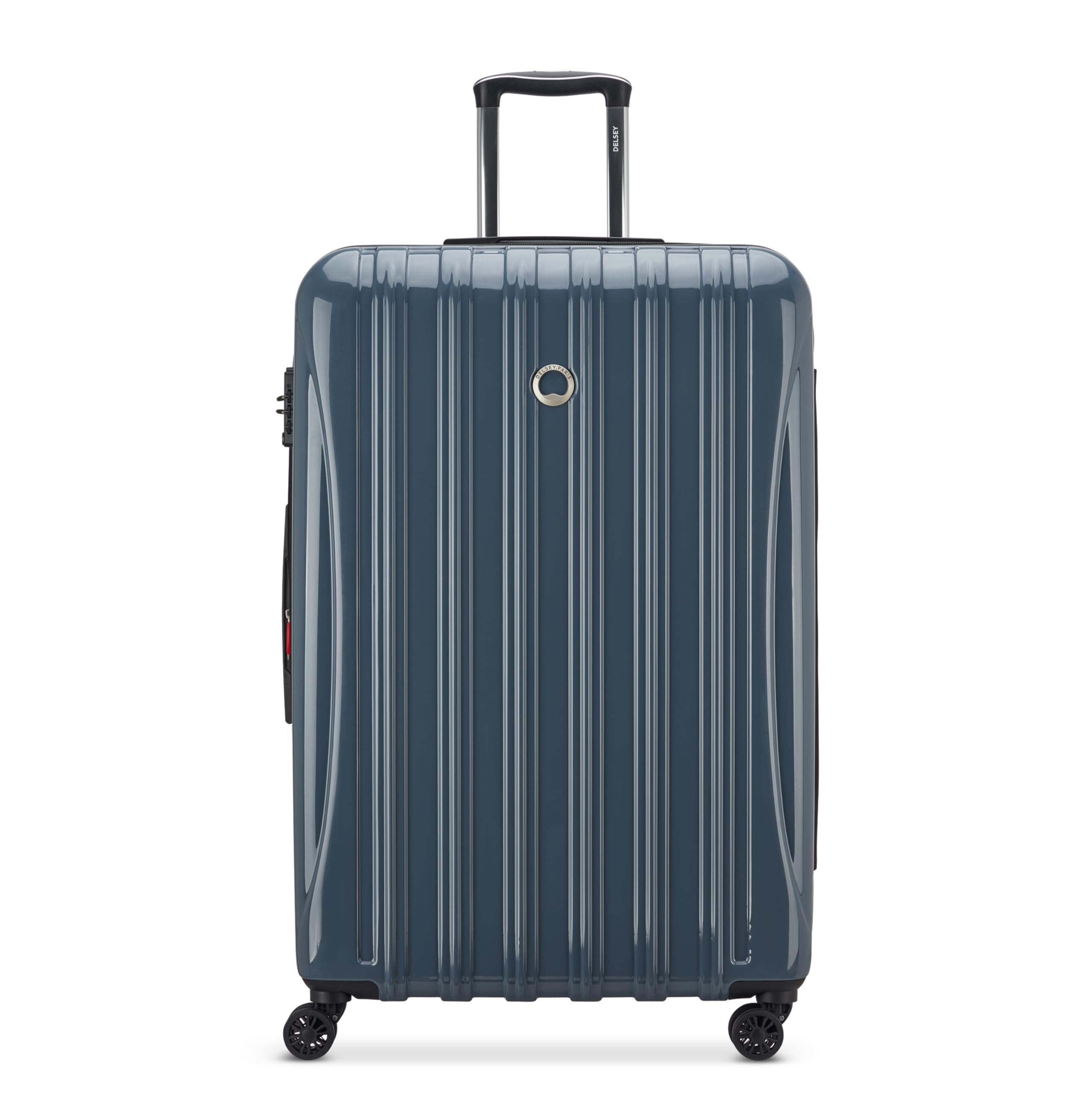 Helium Aero Hardside Expandable Luggage with Spinner Wheels, Orion Blue, Checked-Large 28 Inch