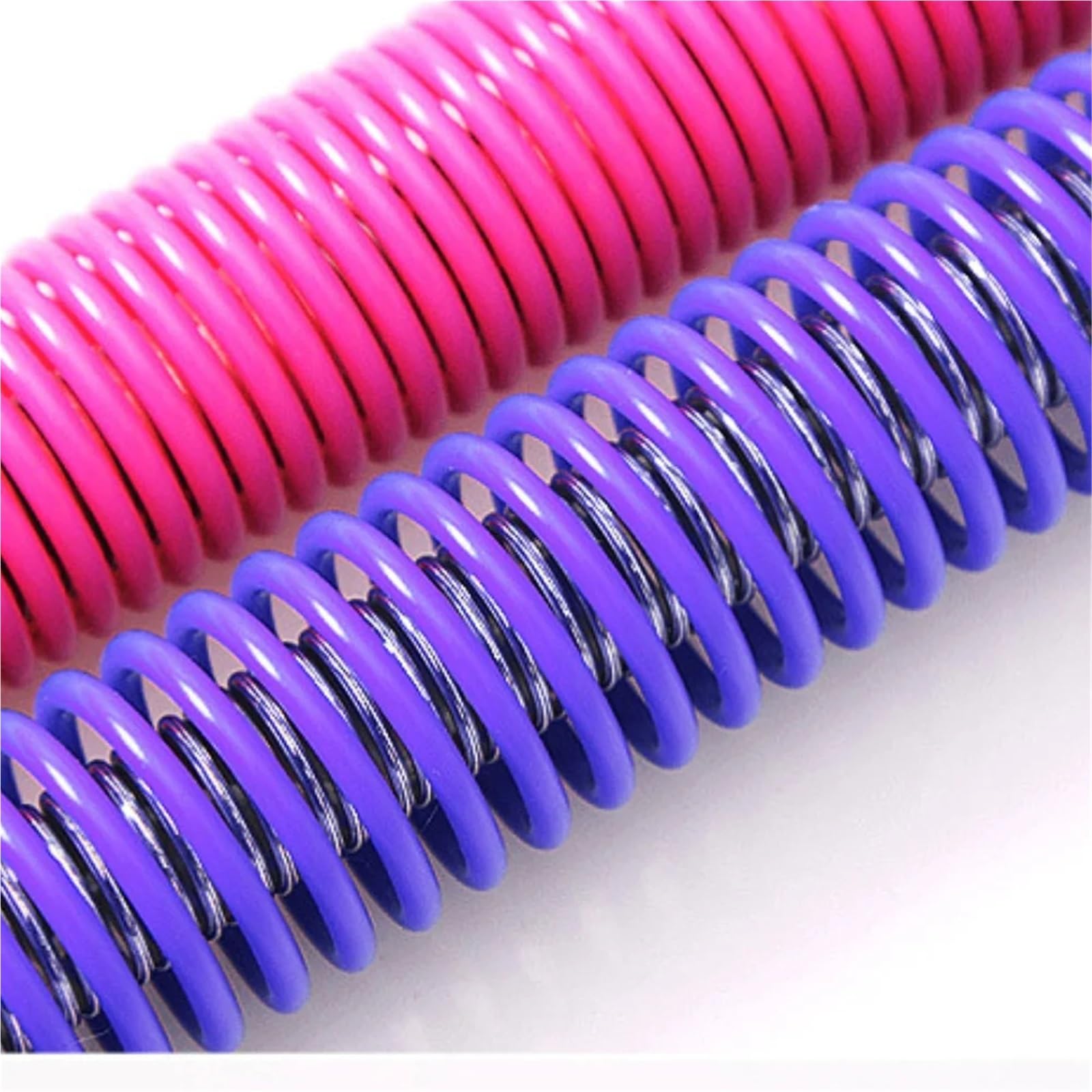 Hula hoop pieghevole a molla Anello fitness in plastica Attrezzatura for allenamento addominale tonificante for adulti
