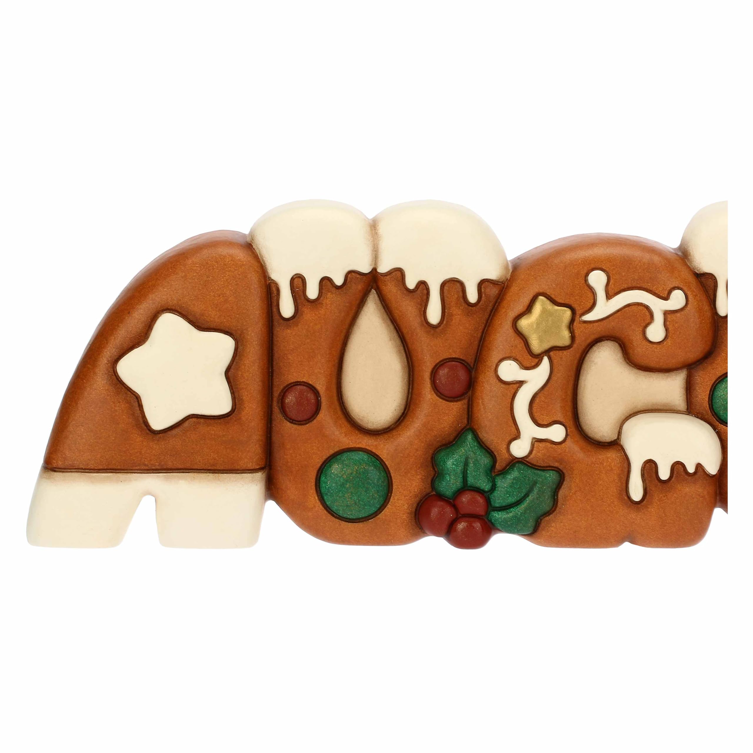THUN - Scritta "Auguri" in ceramica-35x5,1x10 cm