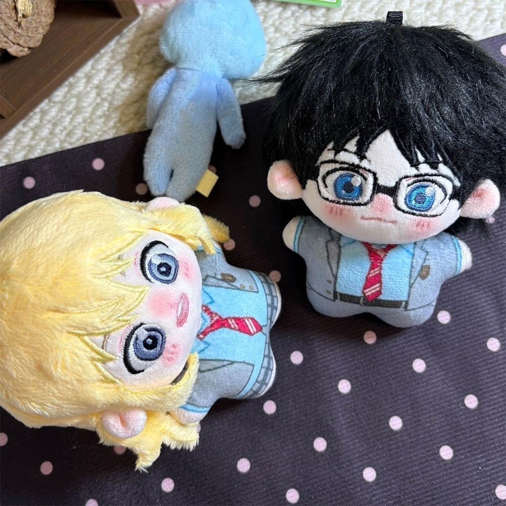Miyazono Kaori & Arima Kousei - Almohada de peluche de anime, 2