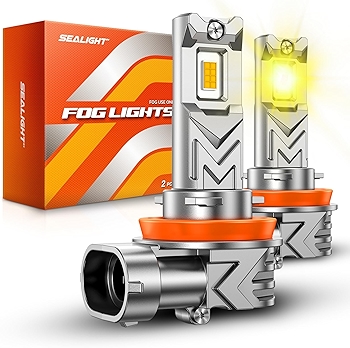 SEALIGHT H11/H8/H16 LED雾灯泡 6000K氙气白 360度照明