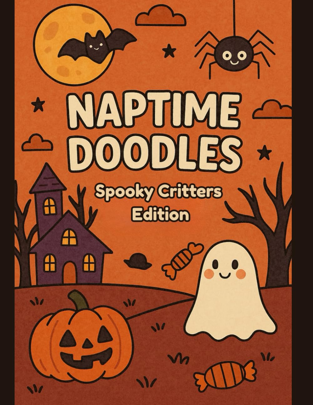 Naptime Doodles: Spooky Critters Edition: A Cozy Halloween Coloring & Activity Book for Tiny Hands (Seasonal & Creative Fun Editions)