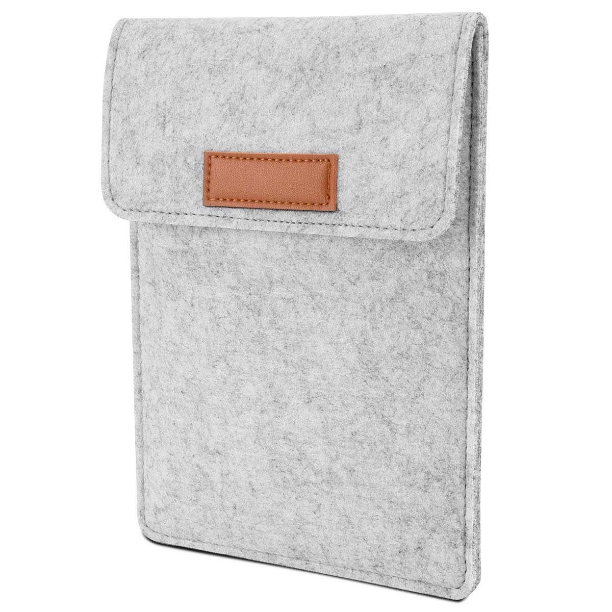 PG6 Sleeve Case for Kindle Paperwhite, Portable Felt Carrying Pouch Protective Case for Amazon Kindle Paperwhite/Voyage/Kindle 8th Gen(2016) for 5-6 Inch Tablet Smartphone E-Reader E-Book