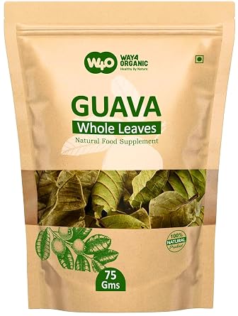 Guava Whole Dry Leaves 2.65 oz75 grams, Loose Leaf Tea, 100% Pure Leaves