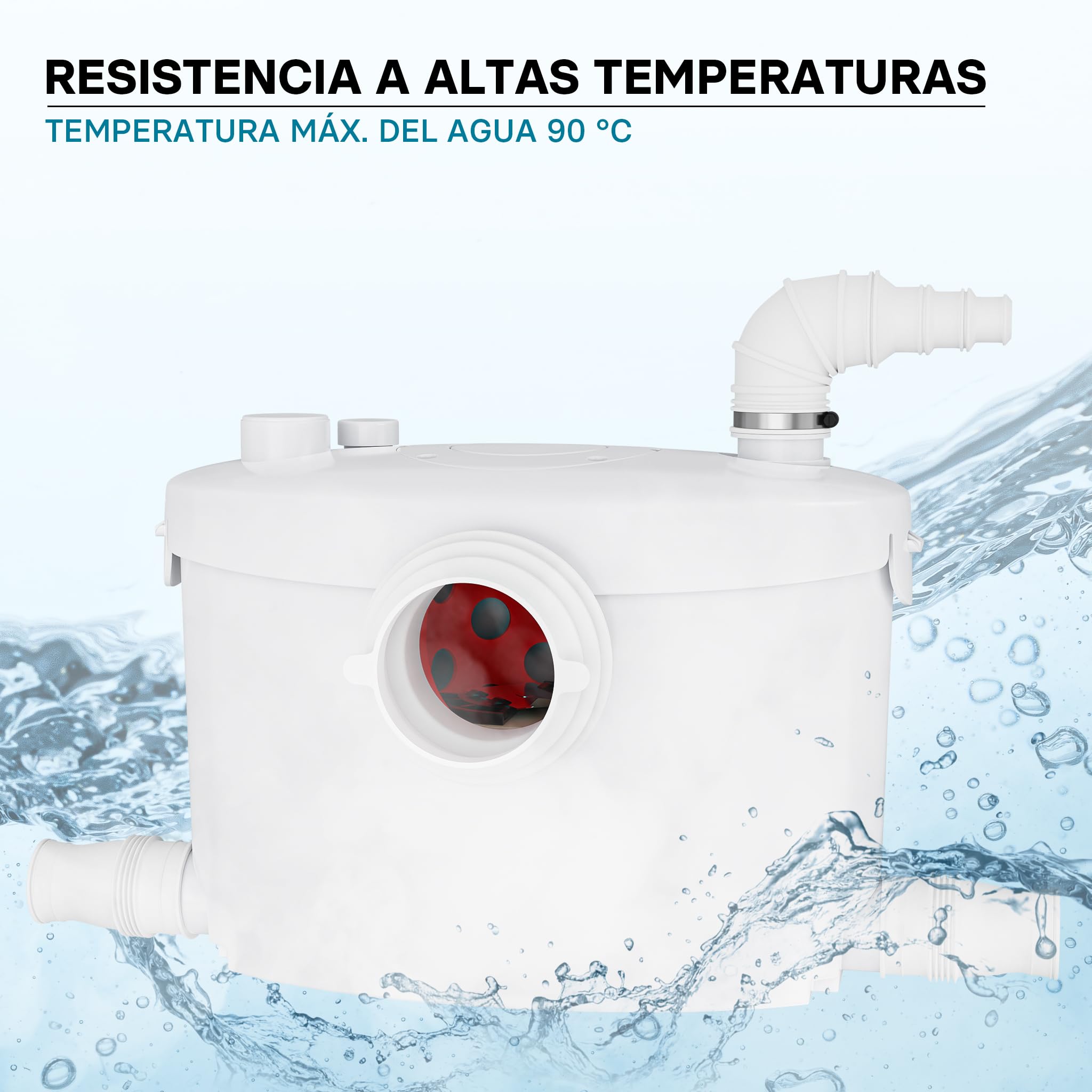 XPOtool 4/1 Triturador sanitario 400W Equipo elevador aguas residuales