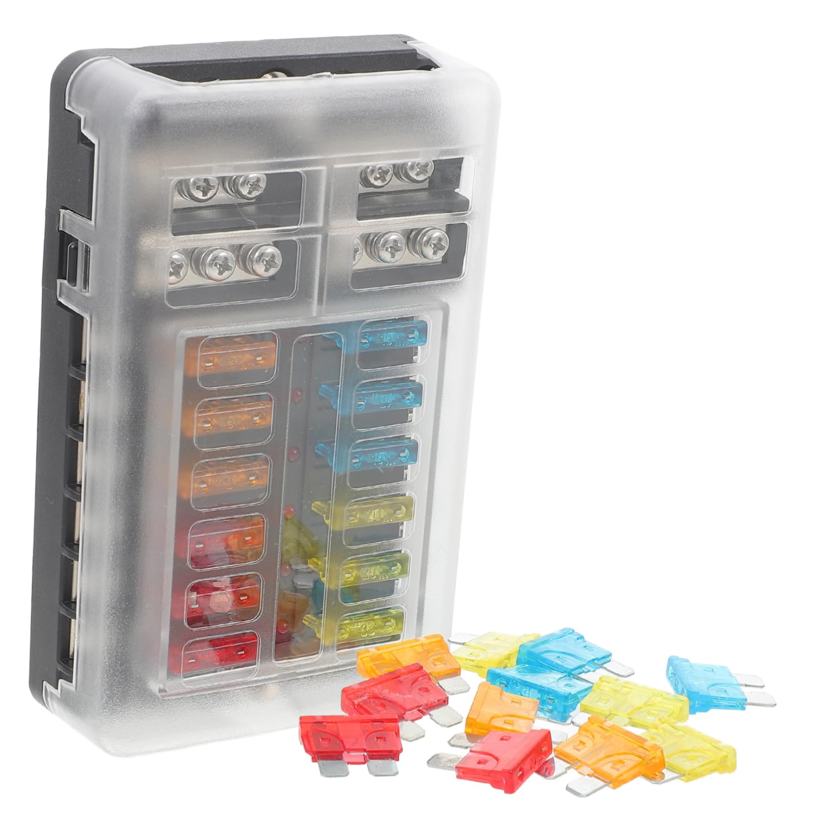 32v Car Fuse Block Holder Fach Sicherungsbox Für Auto Und Yacht Robuste Sicherungshalterung Für Fahrzeugstromkreise